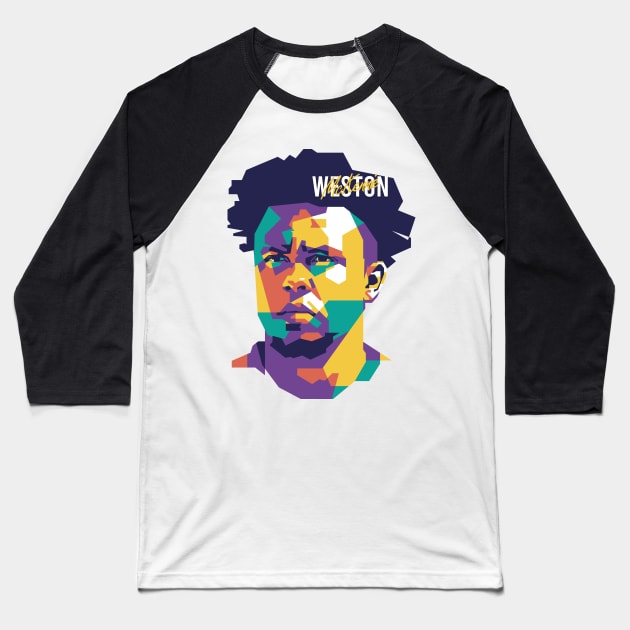 Weston McKennie WPAP Baseball T-Shirt by pentaShop